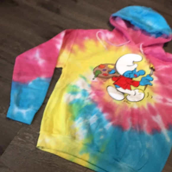 Smurf hoodie Sz S - Picture 2 of 7
